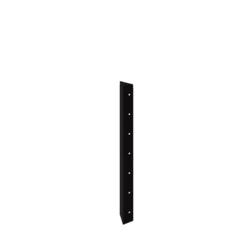 Stalen plantenbak - Hoekstuk 90° - 70 cm - RAL9005 mat (zwart)