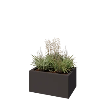 Stalen plantenbak - Rechthoek - 60 x 40 x 30 cm - Andere RAL kleur - Zonder bodemplaat