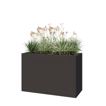 Stalen plantenbak - Rechthoek - 120 x 50 x 80 cm - Andere RAL kleur - Zonder bodemplaat