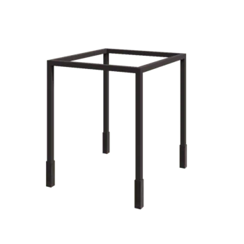 Stalen pergola - Vierkant - 274 x 250 x 230 cm - RAL7016 mat (antraciet grijs) - Met betonpoer