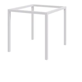 Stalen pergola - Vierkant - 274 x 250 x 230 cm - RAL9010 mat (wit) - Zonder betonpoer