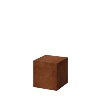 Cortenstaal sokkel - Ohio - 40 x 40 x 40 cm