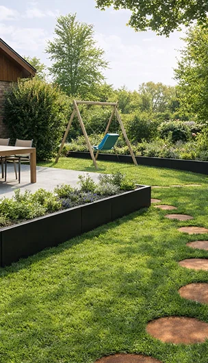 Cortenstaal staptegels